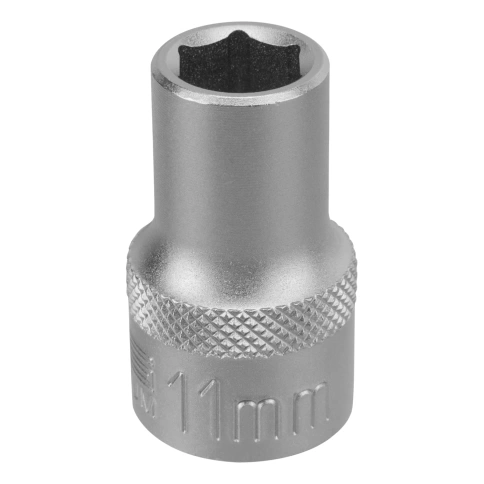 Головка торцевая 6-гранная 11 мм CrV под квадрат 1/2 Stels фото 1