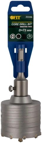 Коронка по бетону, кольцев хвостовик 110 мм в сборе, 73 мм фото 3