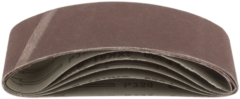 Ленты шлифовальные бесконечные, водостойкие, тканевая основа, 75 х 457 мм, 5 шт. Р 320 фото 2