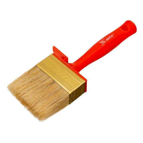 Кисть-ракля, натур. щетина, пласт.корпус пласт.рук. 30х70 мм МТХ фото 1