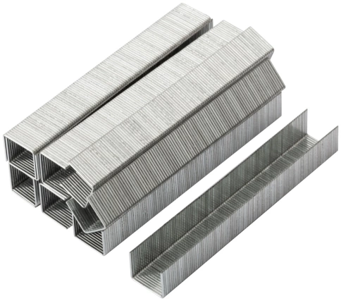 Скобы для степлера закален. 11,3 х 0,7 мм (узк.тип 53) 10 мм 1000 шт фото 1