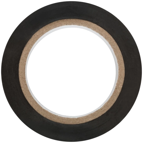 Изолента ПВХ самозатухающая 19 мм х 0,13 мм х 10 м черная фото 2