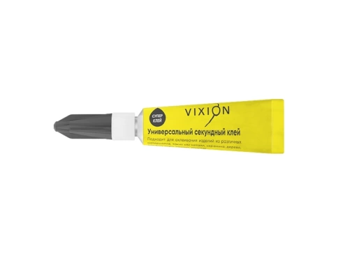 Супер-клей универсальный прозрачный 3 гр. VIXION PRO фото 3