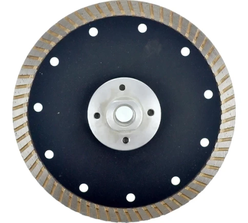 Диск алмазный турбо с фланцем по граниту 230х2,0Ех2,8х10НхМ14 KRUGO фото 1