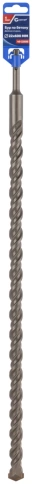 Бур по бетону CUTOP, Profi, двойная резьба, SDS-Plus, 22х600 мм фото 2