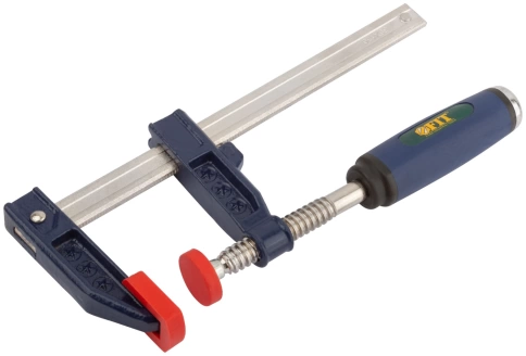 Струбцина тип F усиленная, мягкая ручка фото 2