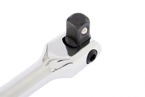 Вороток однорычажный 380 мм с квадратом 1/2 на шарнире CrV хром Matrix фото 2