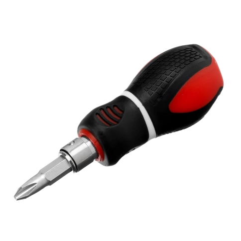 Отвертка комбинированная SL6/PH2 мм, CrV, трехкомпонентная рукоятка Matrix фото 1