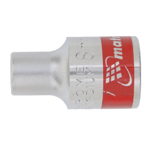 Головка торцевая хромированная 12-гранная 9 мм под квадрат 1/2 CrV Matrix фото 1