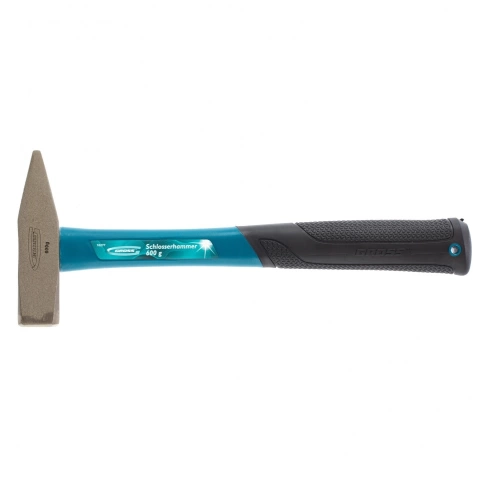 Молоток слесарный, квадр.боек, фиберглас.обрезинен.рук. 600 гр. Gross фото 1