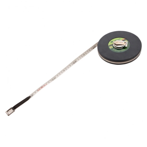 Рулетка геодезическая, закр.корп., фиберглас.лента 30м х 13мм Сибртех фото 3