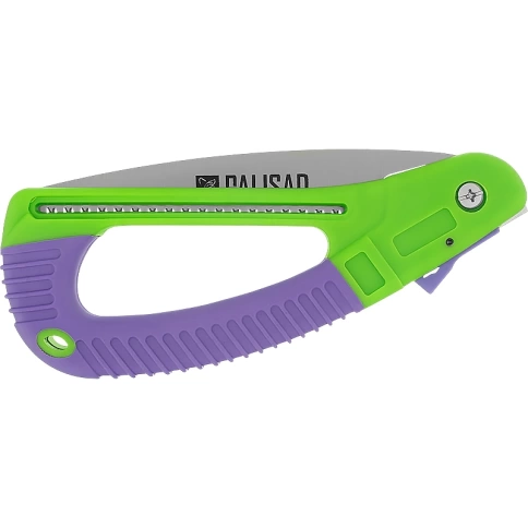 Пила садовая складная 175 мм пластиковая обрезиненная рукоятка, защитн. кулиса Palisad фото 4