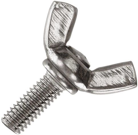 Винт-барашек М5х10 мм , нержавеющая сталь DIN 316 (5 шт.) фото 6