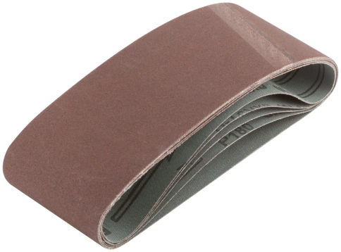 Ленты шлифовальные бесконечные, водостойкие, тканевая основа, 75 х 457 мм, 5 шт. Р 180 фото 2