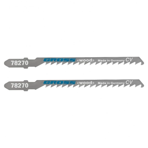 Полотна для эл.лобзика по дереву, 3105-Т244D 2шт Gross фото 1