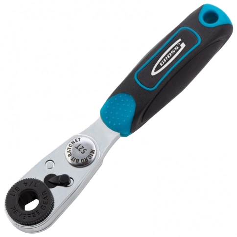 Набор бит, 1/4, магнитн.адапт., сталь S2, пластик.кейс 33предм. Gross фото 6