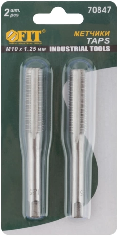 Метчик метрический,25 мм легир.сталь набор 2шт фото 1