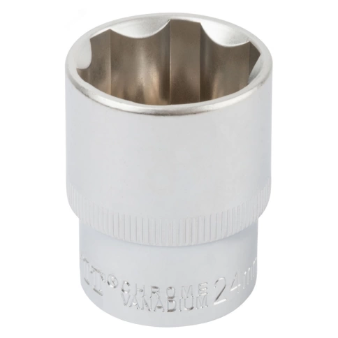 Головка 6-гранная 24 мм 1/2 CrV  фото 1