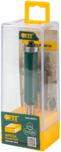 Фреза для выборки заподлицо с нижним подшипником DxHxL:16х50х91,5 мм фото 3