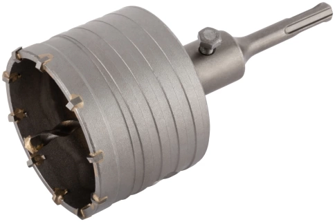 Коронка по бетону, кольцев хвостовик 110 мм в сборе, 80 мм фото 1