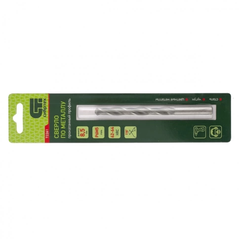 Сверло по металлу Р6М5 Сибртех фото 9