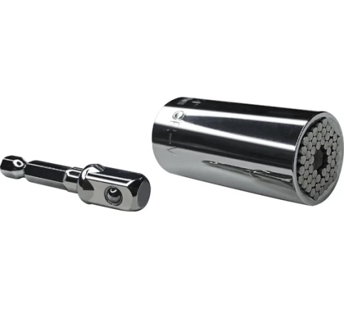 Головка торцевая многоразмерная универсальная 7х19мм с адаптером 3/8 фото 1