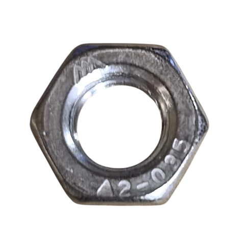 Гайка низкая М3 DIN 439, нержавеющая сталь А2 фото 2