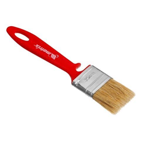 Кисть флейцевая для эмалей натуральная щетина 35х10 мм пластик.рук. Мatrix фото 1