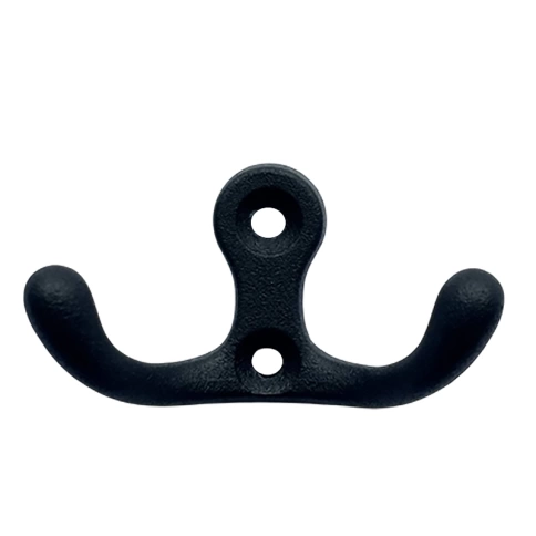 Крючок-вешалка №15 полимер черный фото 1
