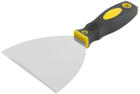 Шпатель для удаления ржавчины Профи, толщ.лезвия 1 мм, 2-хкомп.ручка с метал.бойком 5" (125 мм) фото 2