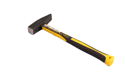 Молоток слесарный, фиберглассовая обрезиненная рукоятка 600 гр. Ultima фото 1
