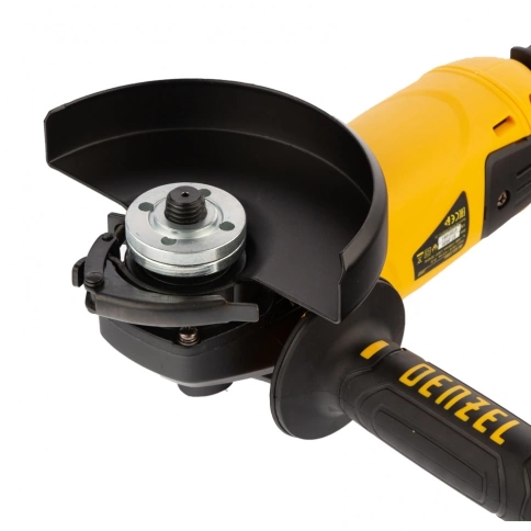 Шлифмашина угловая AG125-1100, 1100Вт, 125 мм, 3000-11000 об/мин Denzel фото 4