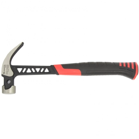 Молоток-гвоздодер, цельнокованый боек с магнитом, 450 гр. PRO Matrix фото 1