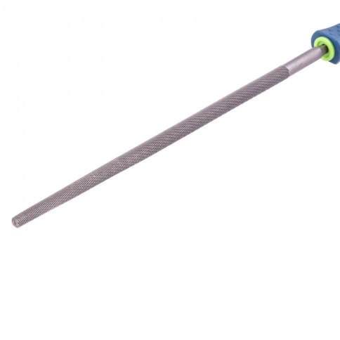 Напильник круглый, двухкомпонентная рукоятка 250 мм №2 Сибртех фото 2